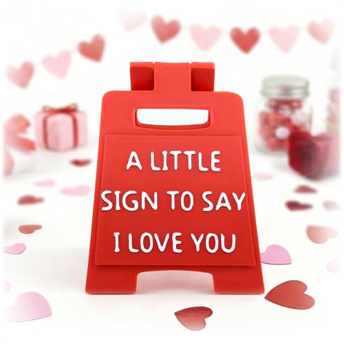 A Little Sign to Say I Love You, 3D Design, Card & Envelope Included - color: Mini Love Sign