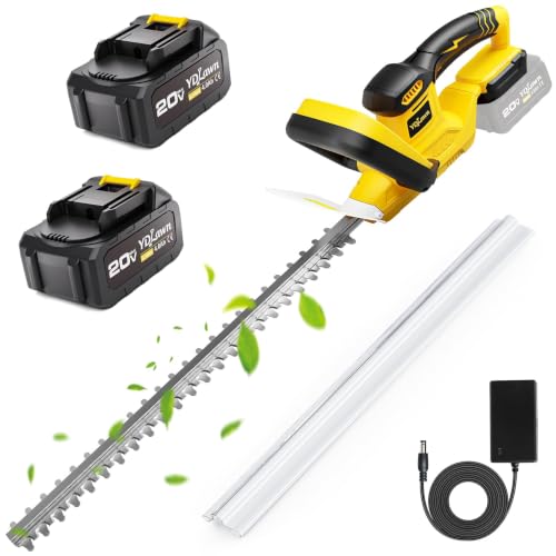 20V Cordless Hedge Trimmer, 20-Inch Blade, 2 x 4.0Ah Batteries
