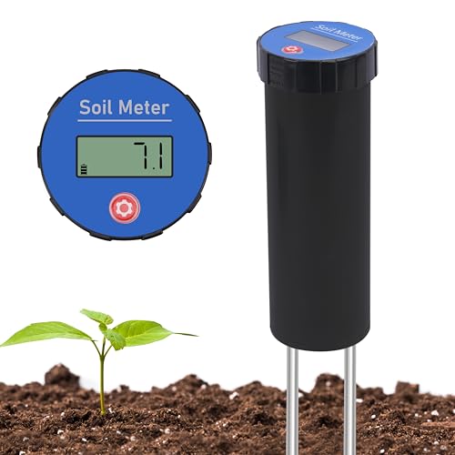 LUVCOSY Soil pH Pen with LCD Display, Industrial Tester for Lawn & Garden