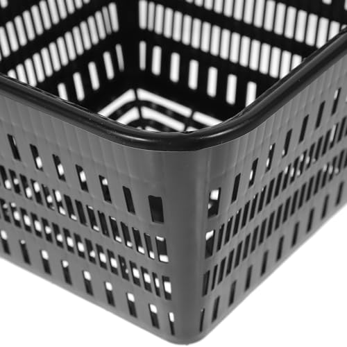 20pcs Square Net Pots for Hydroponics - 7. 1in Heavy Duty Slotted Mesh Net Cups for Dwc System Large Plastic Orchid Pots with Holes - Black Wide Lip Bucket Insert - color: 20pcs