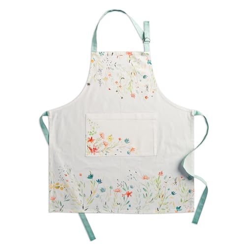 Maison d' Hermine Aprons for women with Pocket 100% Cotton (27.50"x31.50") - color: 001 - Colmar