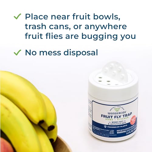 Wondercide - Fruit Fly Traps for Indoors - 5.4 oz, 2 Pack