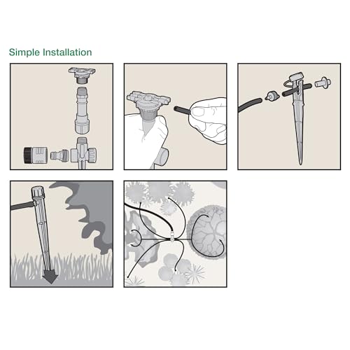 Rain Bird SWDMSPKIT Drip Spot Watering Kit - size: 18-Piece Kit, style: Spot Watering Kit: Bubblers/Emitters