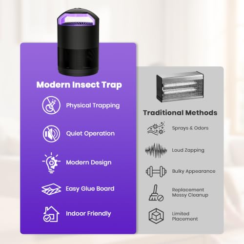 Fruit Fly Traps for Indoors, Catcher & Killer, Indoor Insect Trap