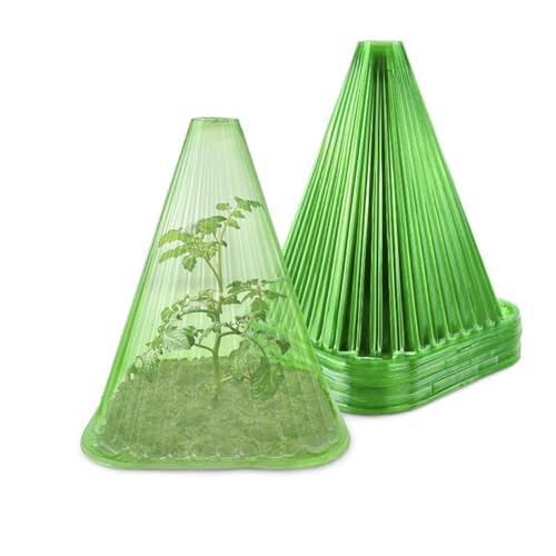 Drip Depot Garden Plant Cloche - Color : Green - Pack of 10