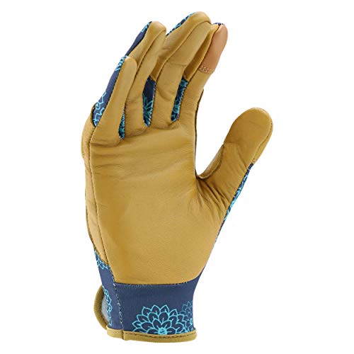 Miracle-Gro MG86213/WML Premium Goatskin Padded Palm Gloves - size: Small (Pack of 1)