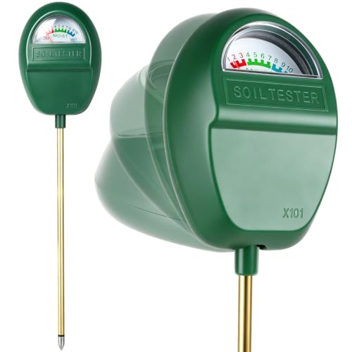 Censinda Soil Moisture Meter, Adjustable Viewing Angles,7" Deep Probe Soil Hygrometer for Plants, No Battery Soil Hygrometer for Indoor Outdoor Garden Potted Plants