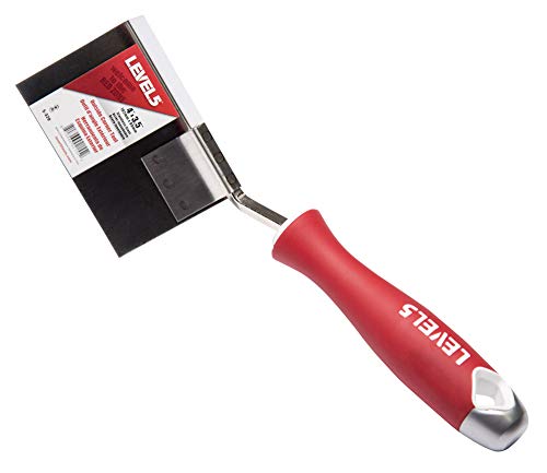 Outside Corner Knife, 4"x3.5" - LEVEL5 | Pro-Grade | Metal Hammer End | Drywall Gyprock Plasterboard Sheetrock | 5-320 - size: 4x3.5" Outside