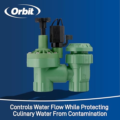 Orbit 57604 1-Inch FPT 100 Series Automatic Anti-Siphon Valve with Flow Control and 3/4-Inch Reducer - size: 1 Pack 1 Inch FPT 100 Series with 3/4 Inch Reducer, style: 100-series