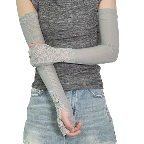 Sun Protection UV Sleeve, Ice Silk Arm Sleeves for Women