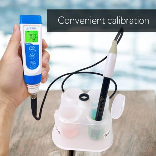 Apera Instruments PH60-WW Handheld pH Meter Tester Kit with LabSen 335 ATC pH Electrode for Lab-Grade pH Measurement in Wastewater, Suspensions, and Emulsions - style: For Dirty Liquids