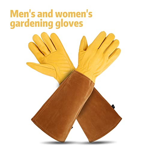 Rose Pruning Gloves for Women/Men,Long gardening Gloves Roses/Gardening/Logging/Farm/Cactus - size: Small