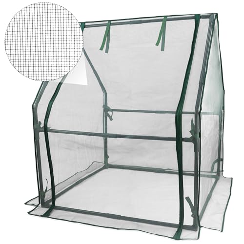 Gardzen Replacement Mesh Cover for Mini Greenhouse 36.2"(L) x36.2(W) x42.5(H), S1 - size: 36.2"(L) x36.2"(W) x42.5"(H)