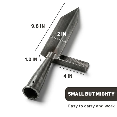 Gardening Step Shovel Heavy Duty, Thickened Steel Foot Operated Garden Tool