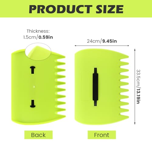 2 Set Leaf Scoops Hand Rake, Leaf Scoops and Claws with 2 Pairs Gloves, Lightweight Plastic Hand Held Rakes Yard Scoop for Picking up Leaves Garden Rubbish Yard Waste