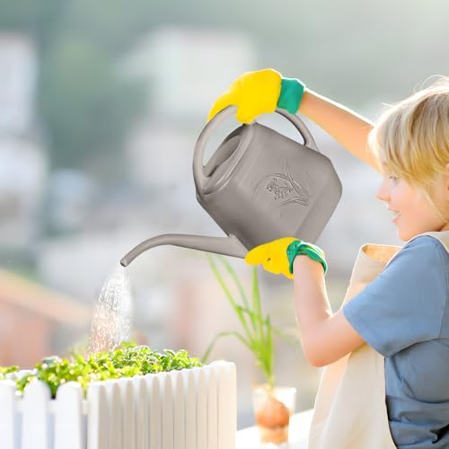 Plant Watering Can Small -1/2 Gallon-Coffee Color - color: Coffee