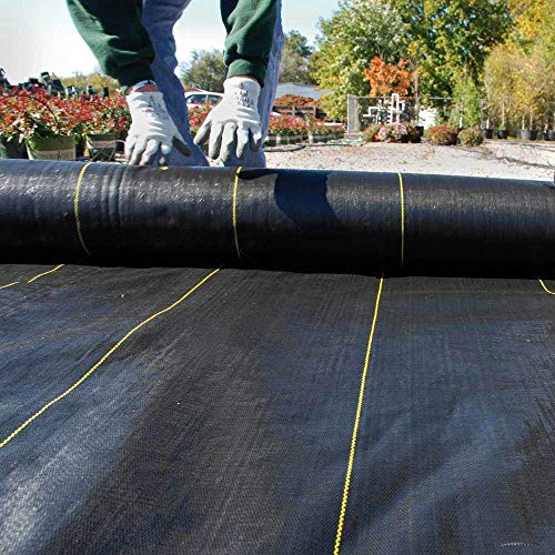 Dewitt Sunbelt Heavy-Duty Weed Barrier Fabric 3.2 oz, 3 x 300 Feet, 2-Pack - size: 2 Pack, style: 3' x 300'