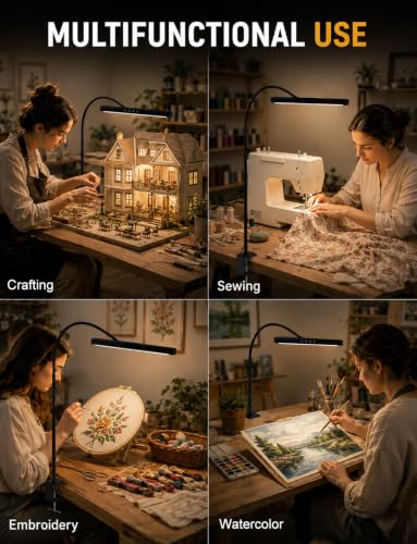 Easel Clip-On Light Art Lamp CRI 90+ for Painting Canvas