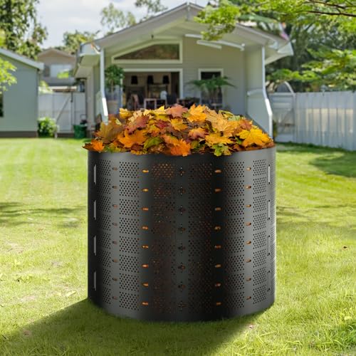 VEVOR Compost Bin 220 Gallon, Outdoor Expandable Composter, Easy to Setup & Large Capacity Composting Bin, Fast Creation of Fertile Soil - style: 220 Gallon