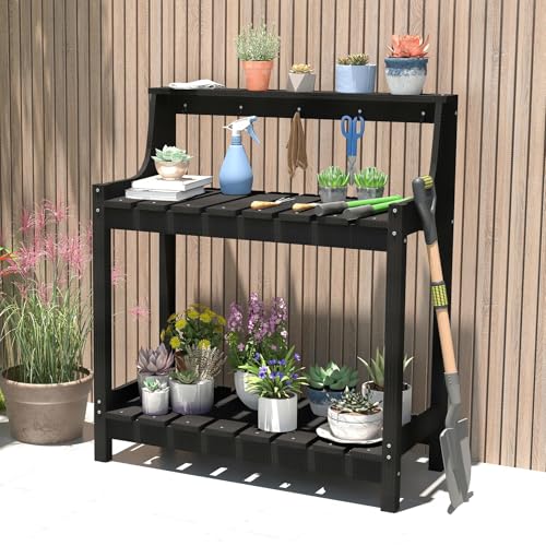 Potting Table–Storage,Workstation - color: Black