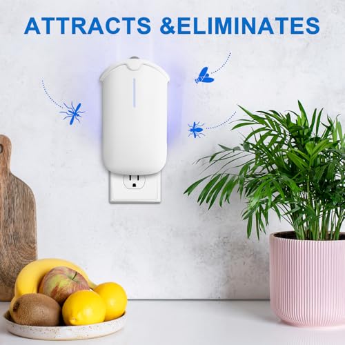 Flying Insect Trap & 5 Cartridges - Compatible with Refills