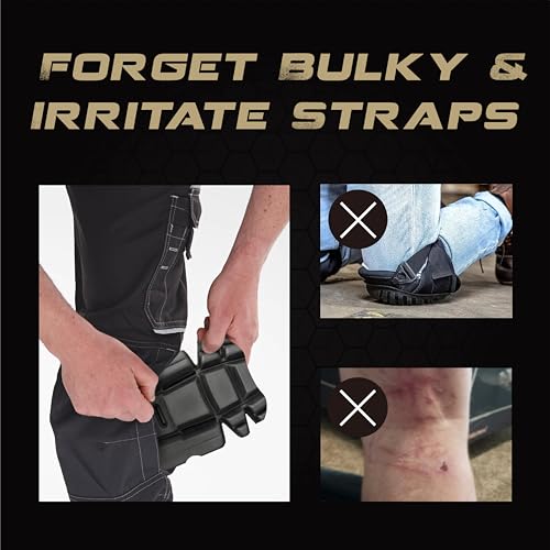Knee Pad Inserts for Work Pants, Uniforms, and Tactical Pants, Breathable Knee Pad Inserts for Garden, Construction, Floor, Cleang, and Garage 9.3''×6.5''×1'', Black - size: 1 pair 9.3''×6.5''×1''