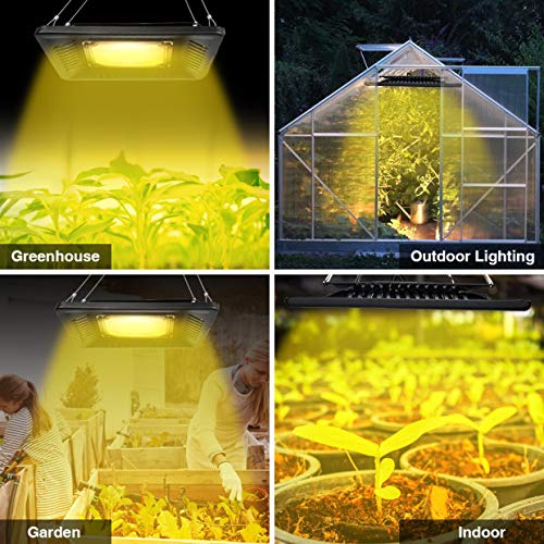 150W Waterproof Plant Light, Outdoor Grow Light, Sunlike Full Spectrum
