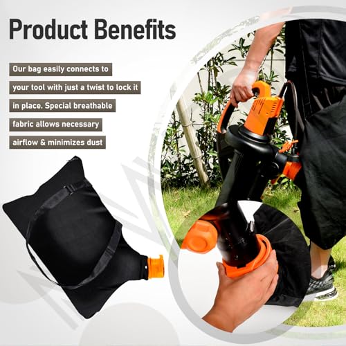 50026858 WGBAG500 Trivac Leaf Collection Bag for Worx Blower Vacuumcleaner