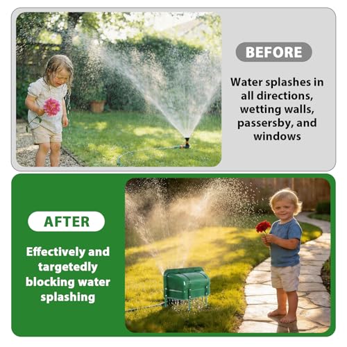 Sprinkler Guards Shields,Control Splash-Proof Cover,Sprinkler Splash Guard, Suitable for Outdoor lawns, Gardens, backyards and Green Belts Farm Irrigation.Set of 2