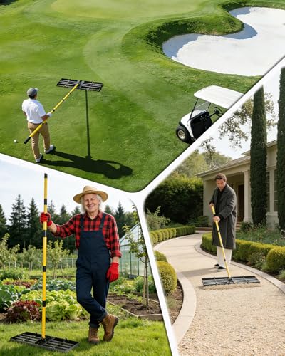 Joyhalo 36in Lawn Leveling Rake - size: 36in