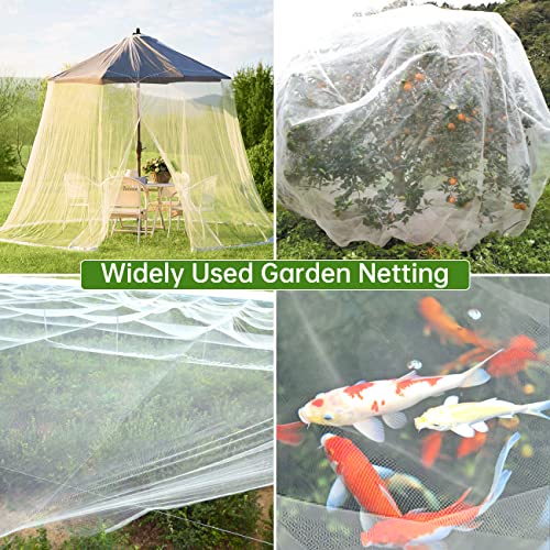 Garden Netting 10x33FT 2 Pack Ultra Fine Mesh, Insect Barrier Bird Netting for Garden Protection, Insect Bug Netting Garden Net for Protecting Plants Vegetables Flowers Fruits - size: 10*33 FT-2PCS