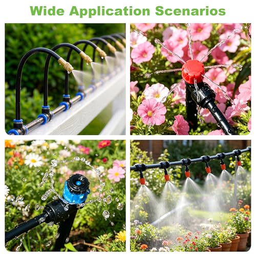 Thiswing 200FT 1/4 inch Drip Irrigation Tubing, 7mm OD x 4mm ID Drip Line