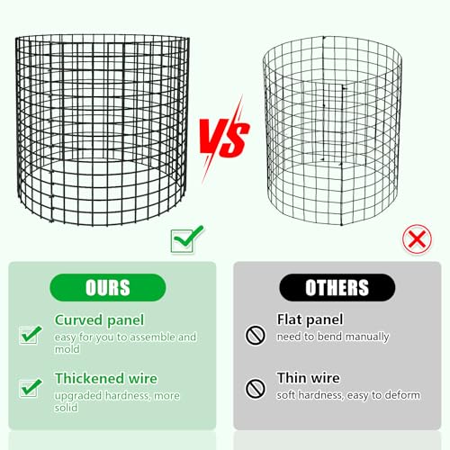 5 Pack Plant Protectors from Animals, 13x12" Plant Cages for Outdoor Plants - size: 5 PACK-13x12inch