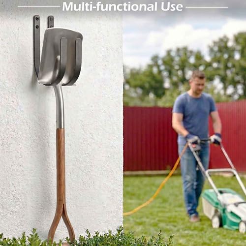 Hose Holders Wall Mount: 4Pcs Heavy-Duty Metal Garden Hose Hanger Outside - color: B-4PCS