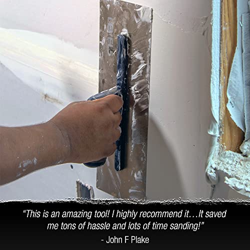 LEVEL5 14" x 4.75" 0.7 MM Flat Drywall Trowel | Triple-Hardened Stainless Steel, High-Impact Handle | Sheetrock Gyprock Wall-Board Plasterboard | 4-962 - size: 14"