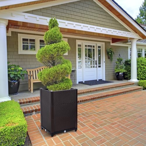 D'vine Dev Raised Garden Planter Box with Drainage Plug, 3-Pack, RGB-D-3