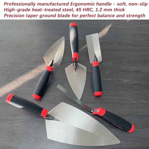 Masonry Hand Tool Set, Concrete Tools Set - size: Masonry Hand Tool 5 Pcs