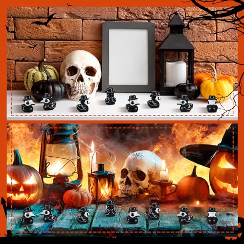 Briwooody 50 Pcs Halloween Mini Plague Doctor Figurine Bulk,Stylish Style - color: Stylish Style