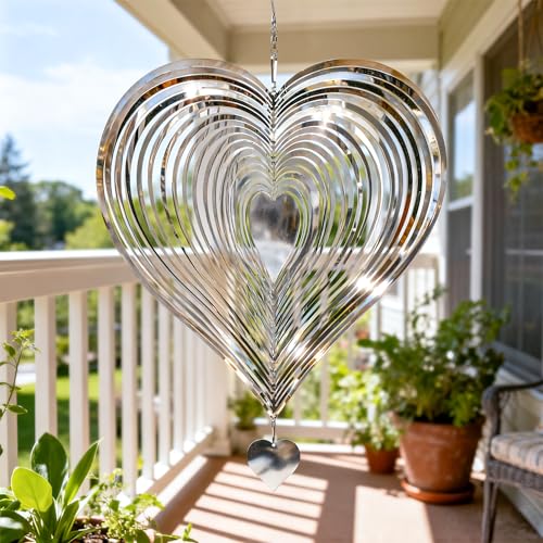 Wind Spinner 12-Inch Garden & Yard Decor, Birthday Gift for Mom - size: 2