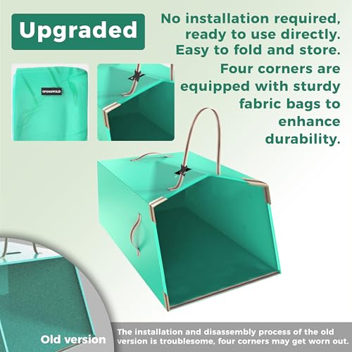 Leaf Collector & Reusable Yard Waste Bag, 40 Gallon Dustpan-Type - style: 1x 40Gallon