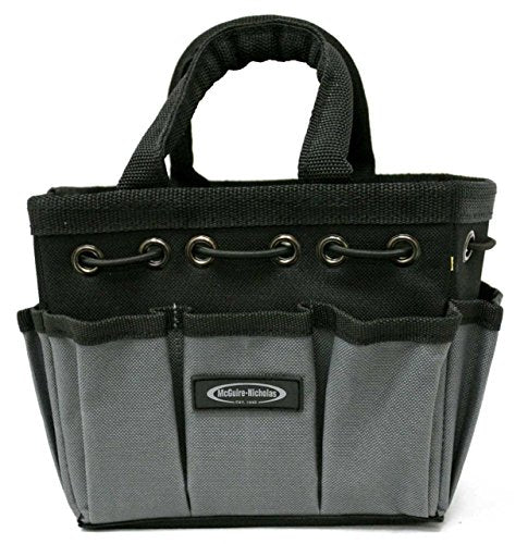 McGuire-Nicholas Mighty Bag Compact Tool Storage Tote, 7in, 1 Count, Grey