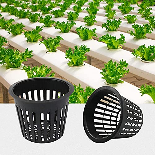 3 Inch Hydroponic Net Pots with Plant Labels 30-Pack - size: 3 inch 30 packs