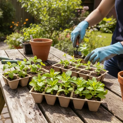 240 Cells Seed Starter Tray, Plant Starter Kit for Seedlings