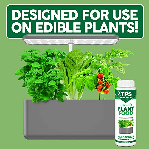 Liquid Plant Food - Fertilizer for AeroGarden & Hydroponic Systems, 8 oz - size: 8 fl oz