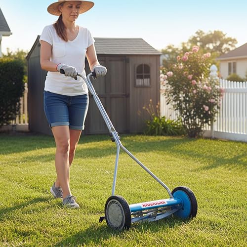 American Lawn Mower Company 2415-16 16-Inch 5-Blade Reel Push Lawn Mower - size: 16" 5 blade, 2.0