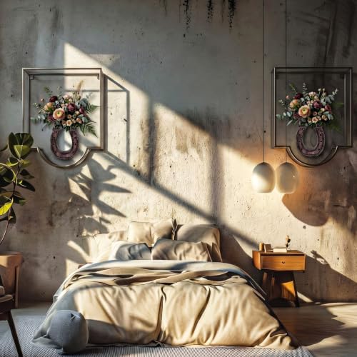 Qinyoung 1Pcs Horseshoe Hanging Wall Planters for Plants,Water Plant Vase - style: Water Plant Vase