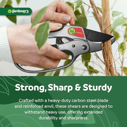 The Gardener's Friend Heavy Duty Ratchet Pruning Shears, Anvil