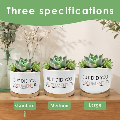 But Did You Document It Funny Plant Pots Succulent Planters - color: Style B