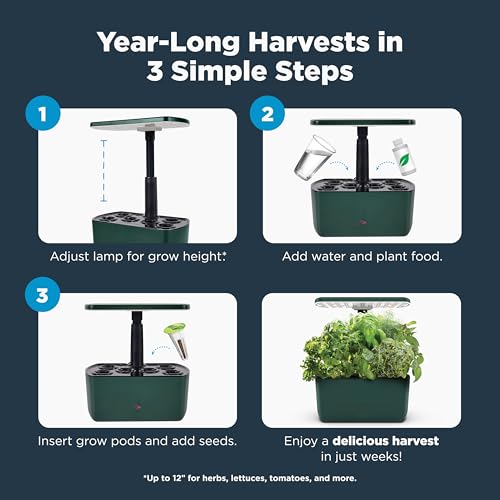 AeroGarden Harvest Lite, Green - color: Green, style: Harvest Lite