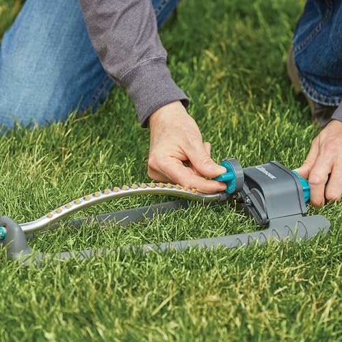 Gilmour Adjustable Rectangular Lawn Sprinkler, Water Sprinkler for Large Area Coverage, Hose Sprinkler for Lawn and Garden, Gray - size: No Size